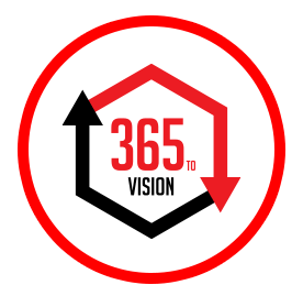 365 to Vision Logo for productivity company